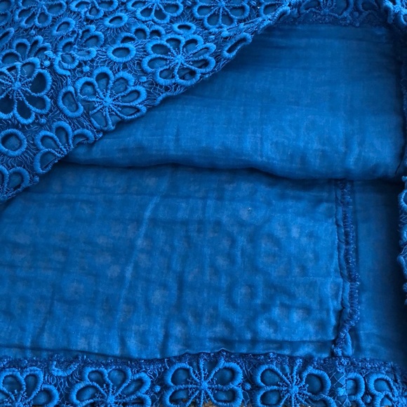 ASOS Blue Flower Lace Dress - Picture 5 of 8